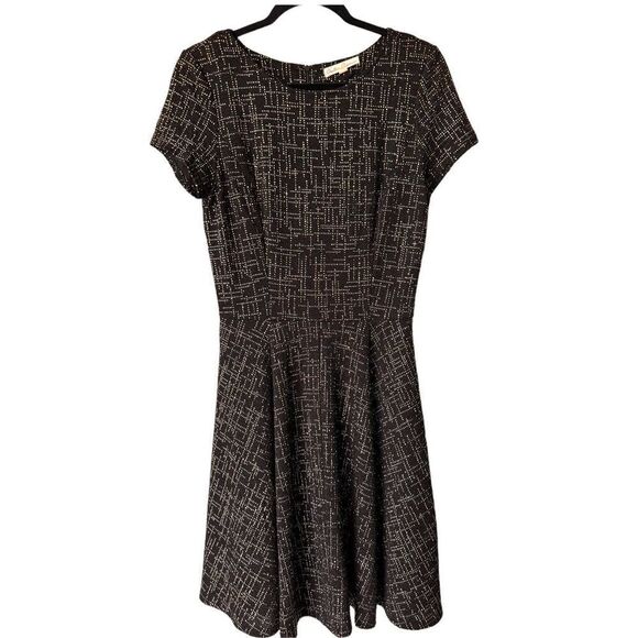 Creative Commune Women's Short Sleeve Fit and Flare‎ Black Dress Size Medium - Picture 1 of 5